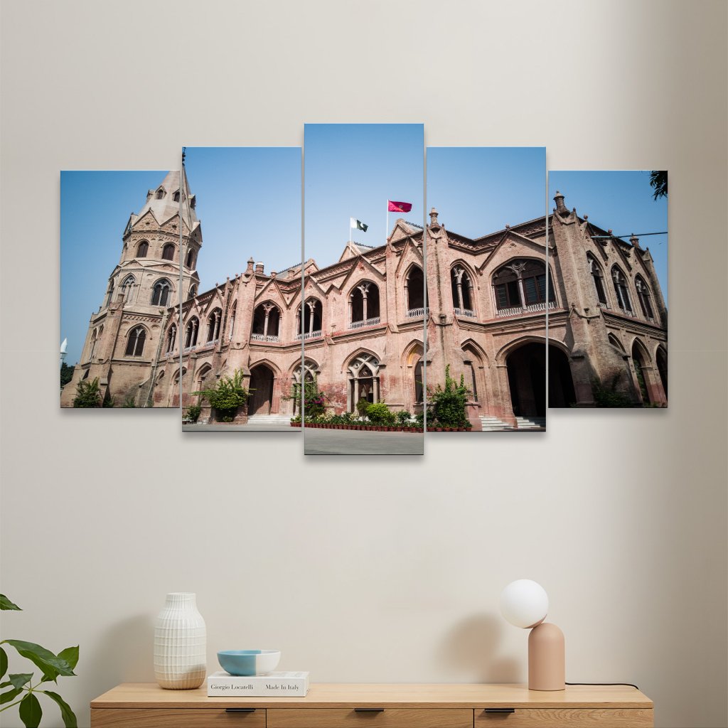 4 Panel Canvas Set of Pakistan,Lahore,TheGovernmentCollegeUniversi