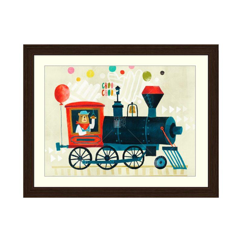 Bear Cho Cho Train – Framer