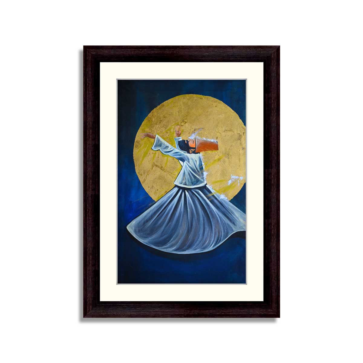 Serenity of Sufi Whirling Dervish Rumi – Framer