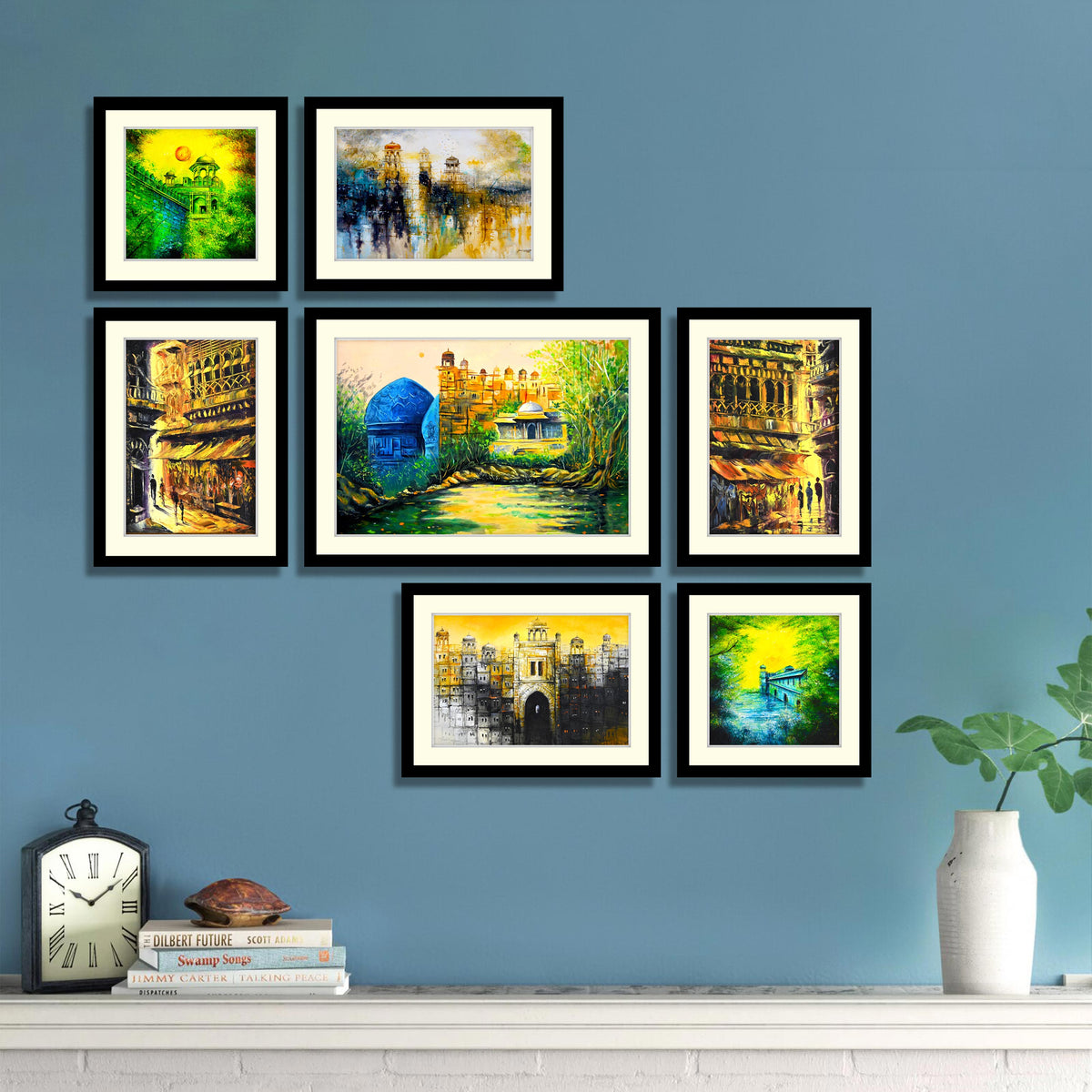 Set of 7 Historical Framed Art 03 – Framer