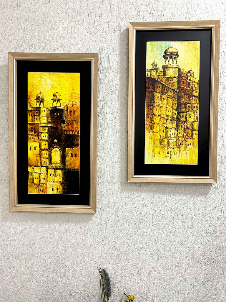 Handmade Old City Painting Frame | Frame Photo Design | Framer.pk
