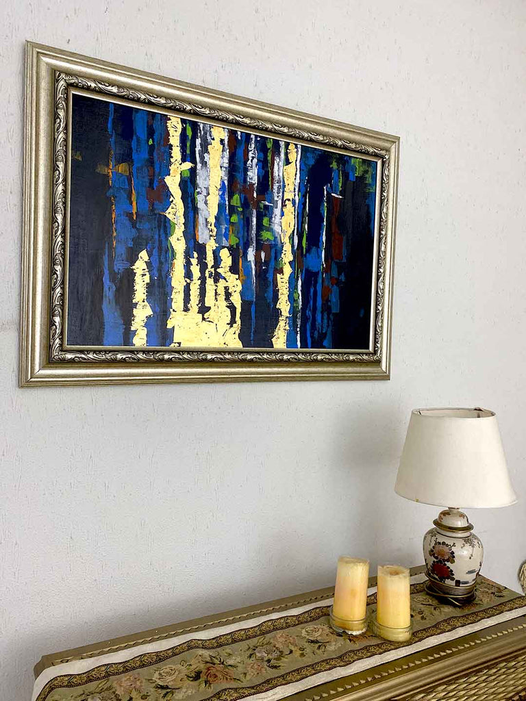 Handmade Abstract Painting Frame | Custom Frames Online – Framer