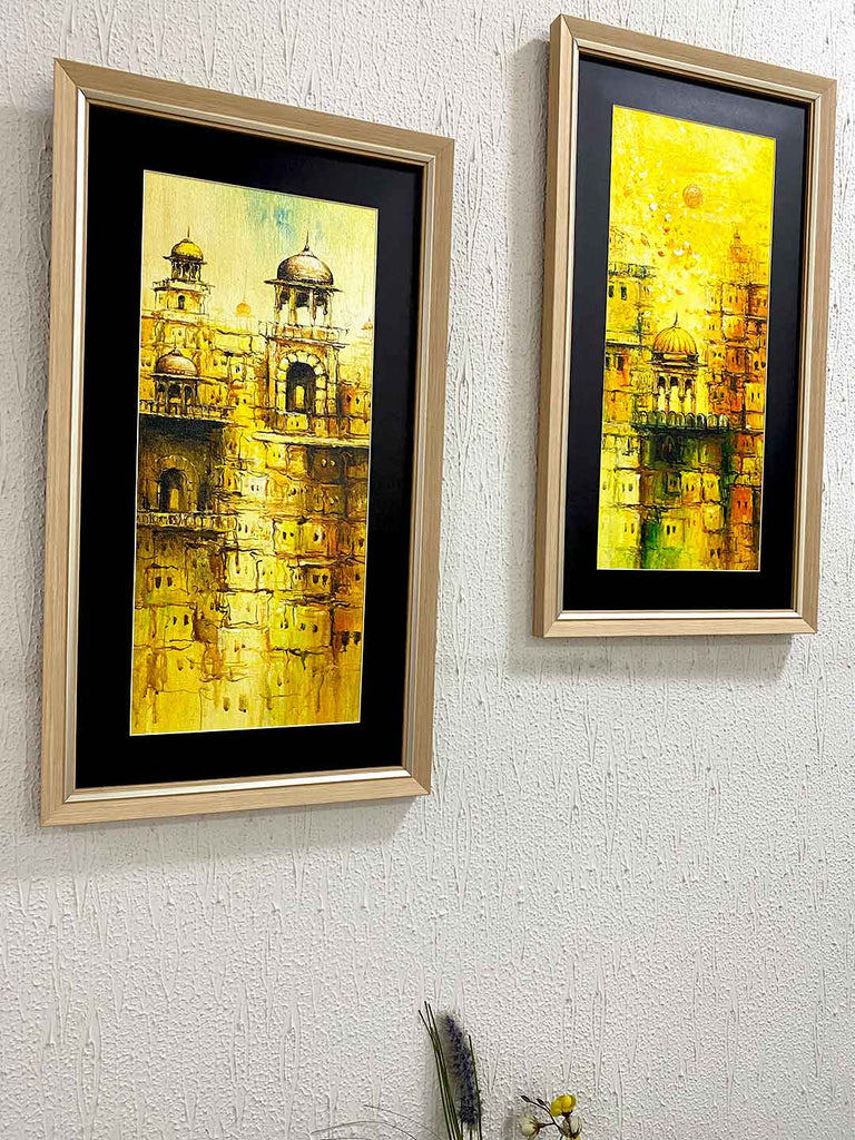 Handmade Old City Painting Frame | Frame Photo Design | Framer.pk