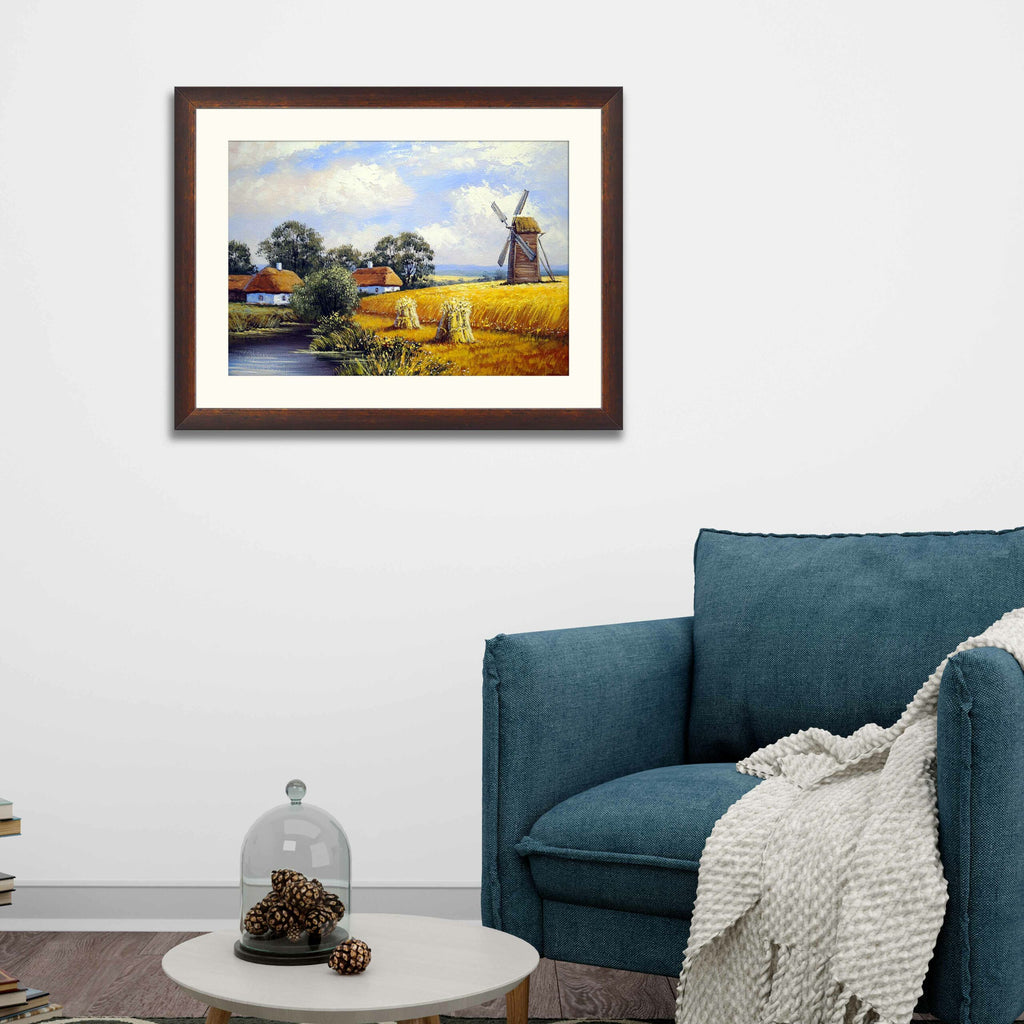Framed Photo Rural Area Photo Frames Online Pakistan | Photography Frame - Framer.pk