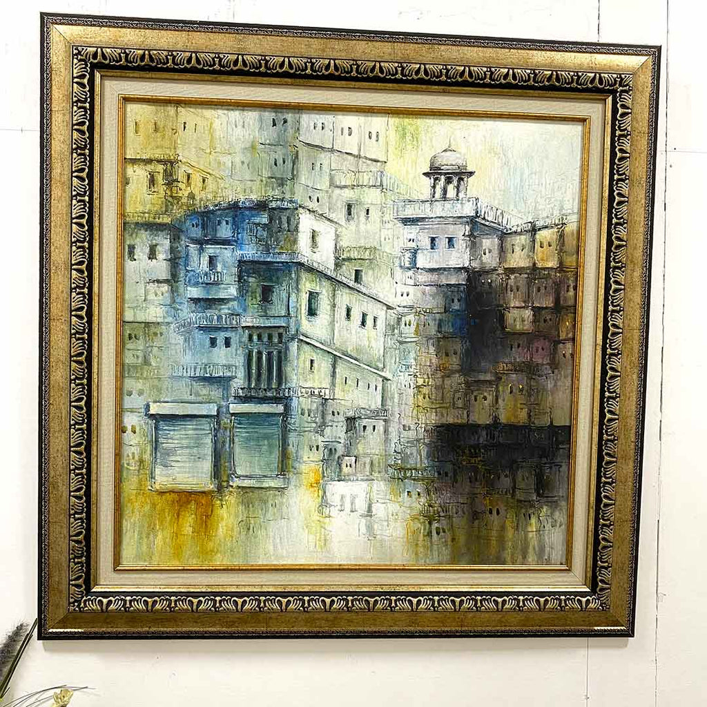 Handmade Old City Painting Frame | Frame Photo Design | Framer.pk