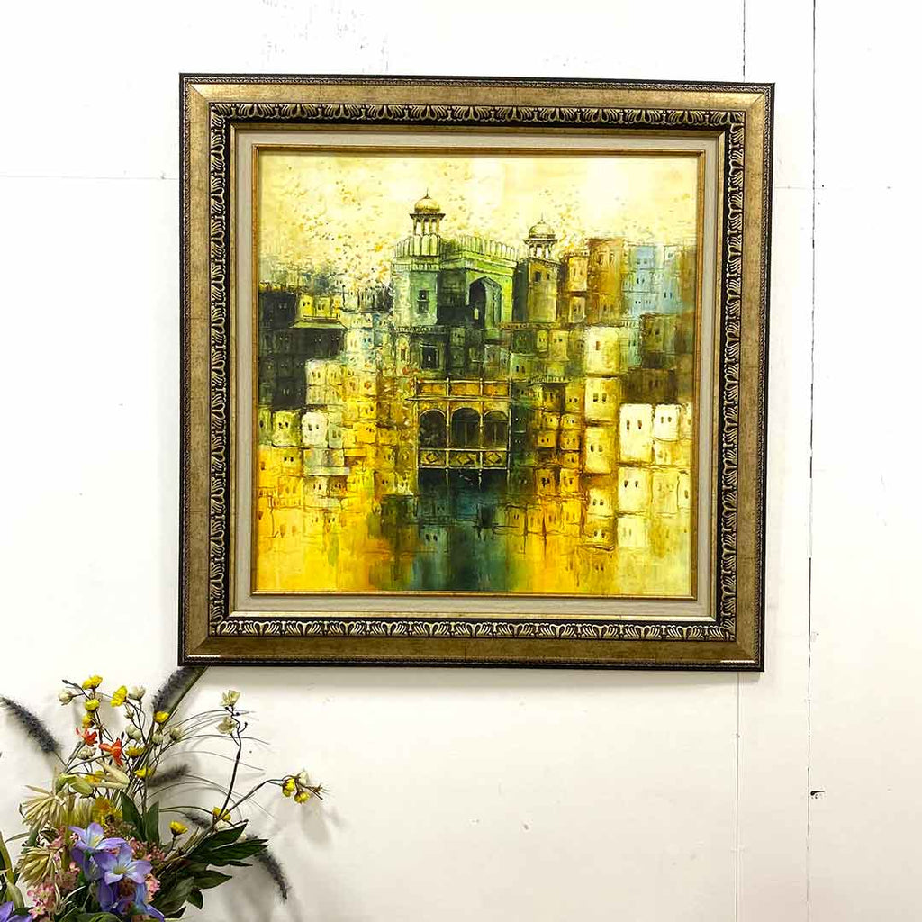 Handmade Old City Painting Frame | Frame Photo Design | Framer.pk