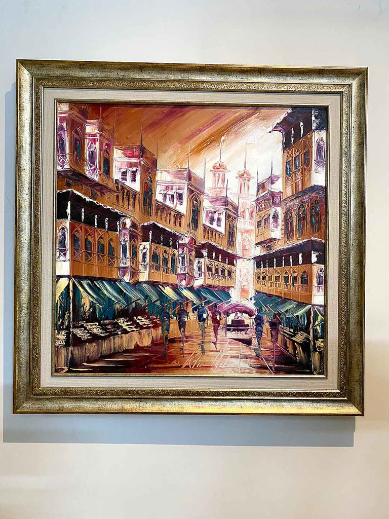 Handmade Old City Painting Frame | Frame Photo Design | Framer.pk