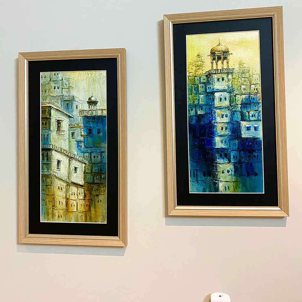Handmade Old City Painting Frame | Frame Photo Design | Framer.pk