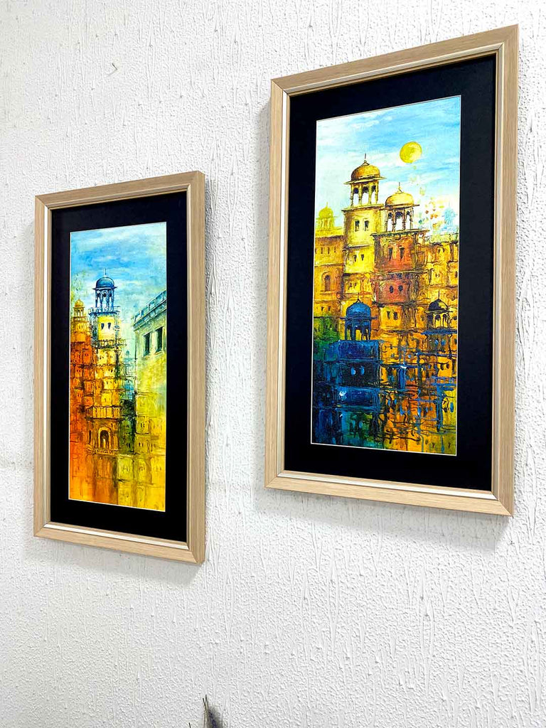Handmade Old City Painting Frame | Frame Photo Design | Framer.pk