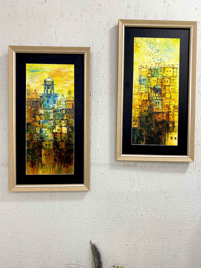 Handmade Old City Painting Frame | Frame Photo Design | Framer.pk