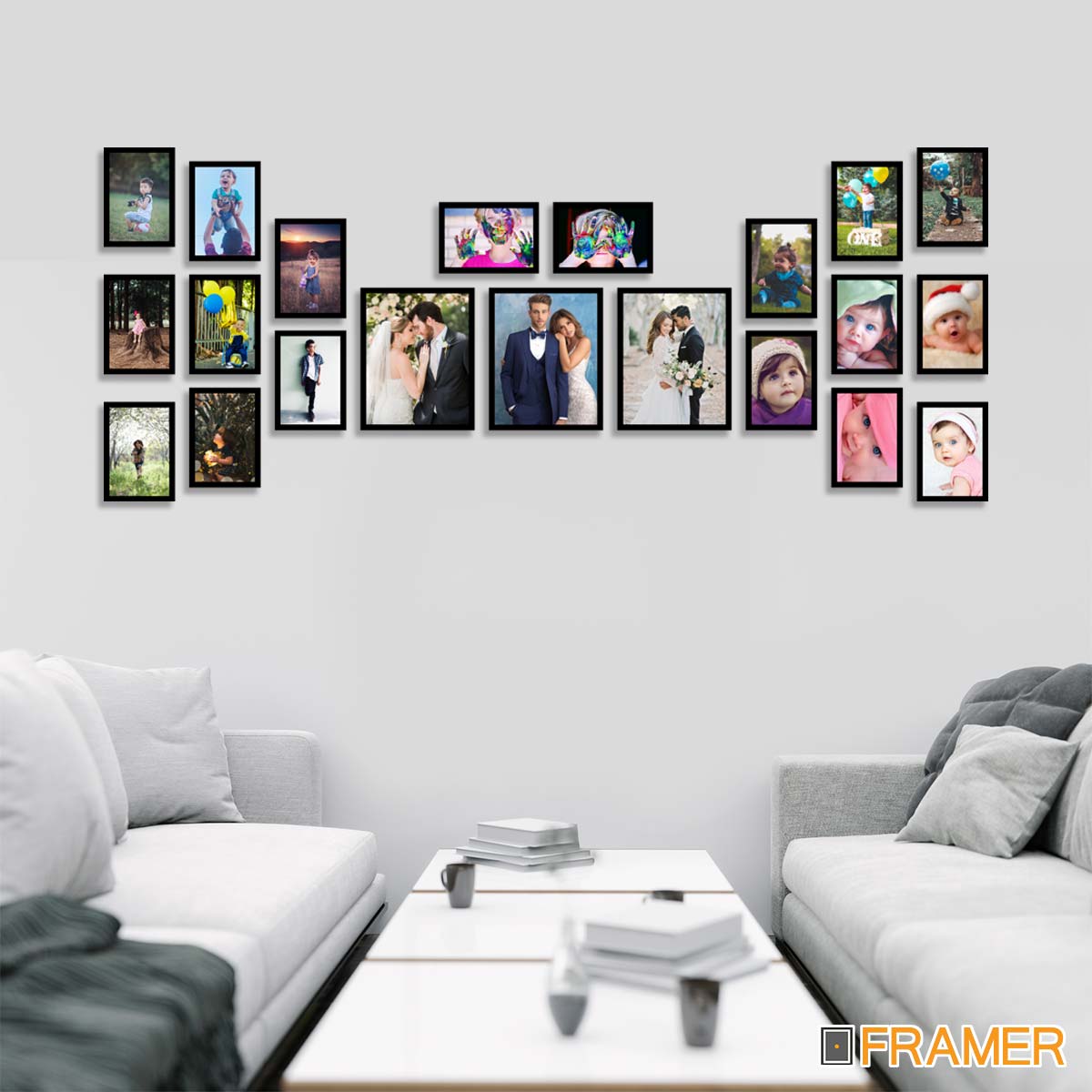 Set of 21 Kids Frames Art – Framer