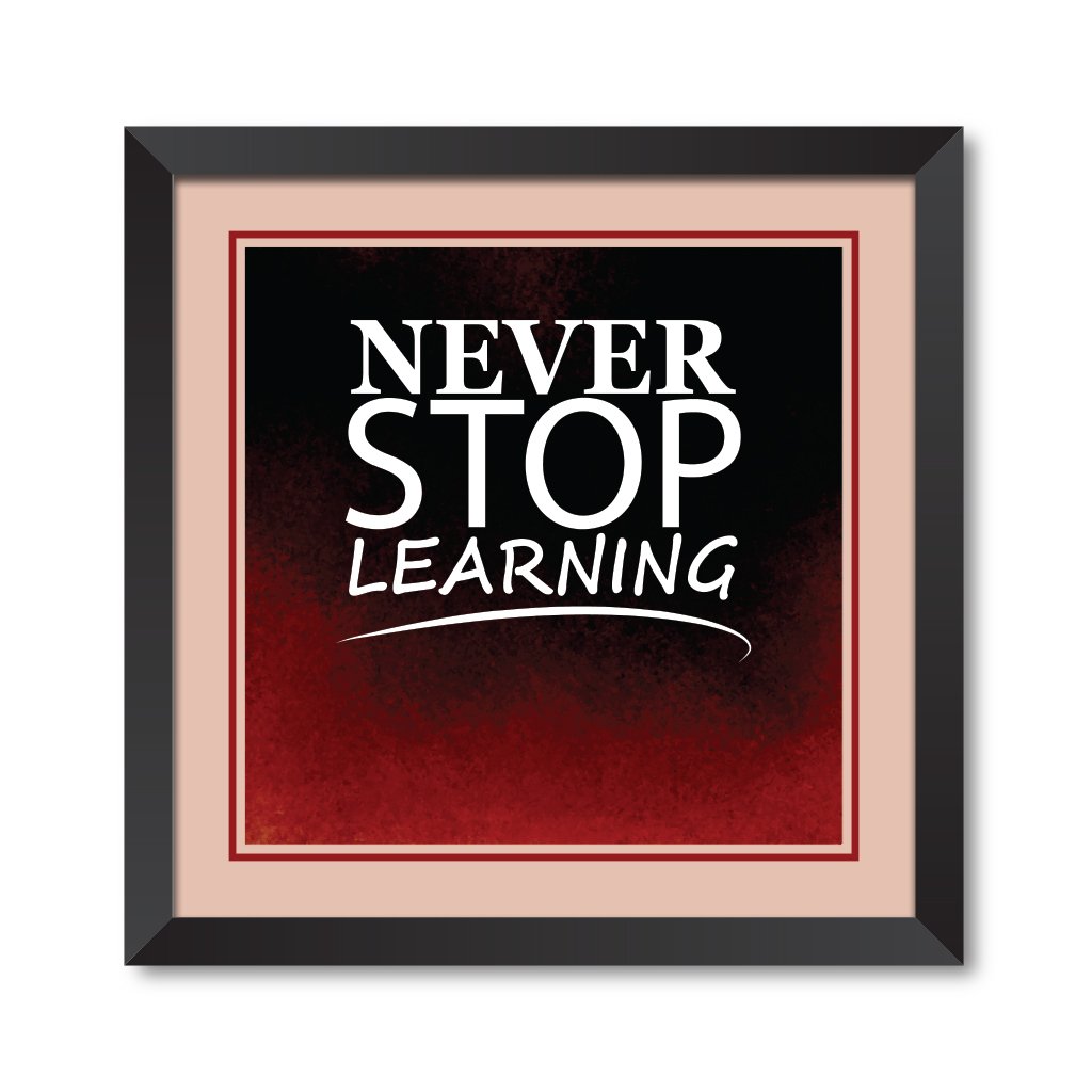 Never Stop Learning – Framer
