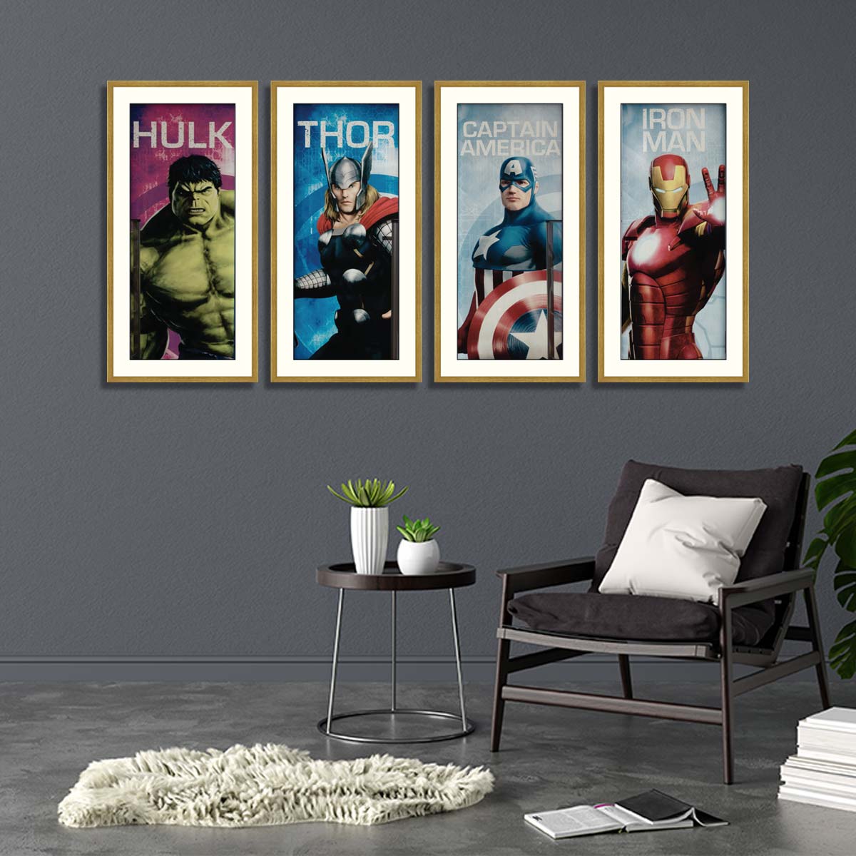 Hulk Photo Frame | Iron Man Framed Picture - Captain America Photo – Framer
