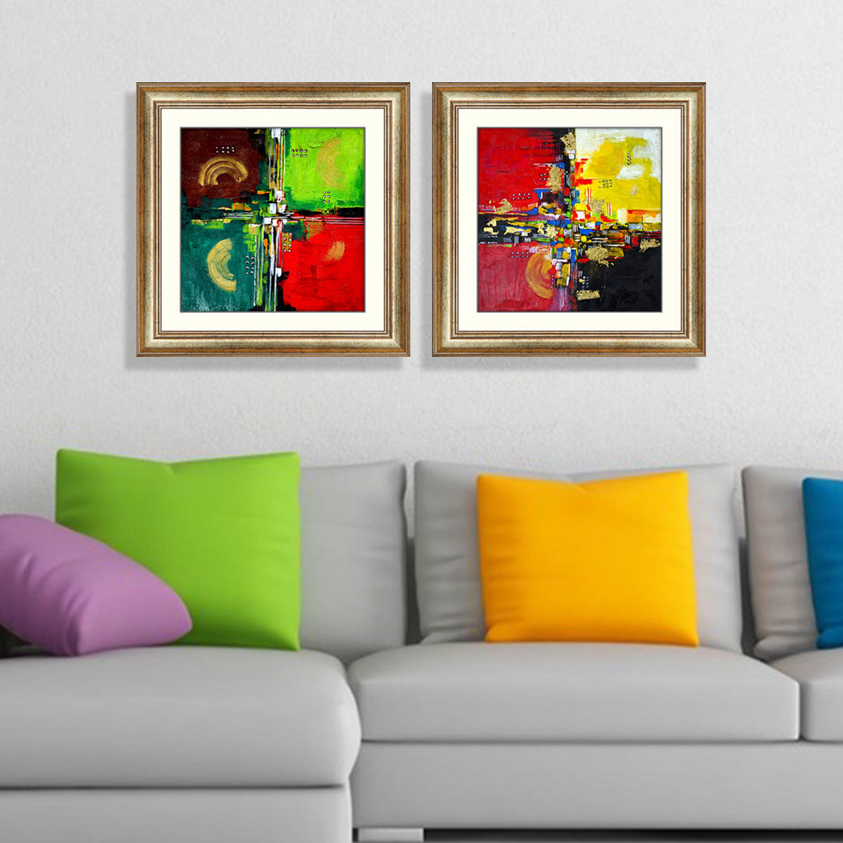 Frame Abstract Photographers Set of 2 Abstract Framed Art 04 – Framer