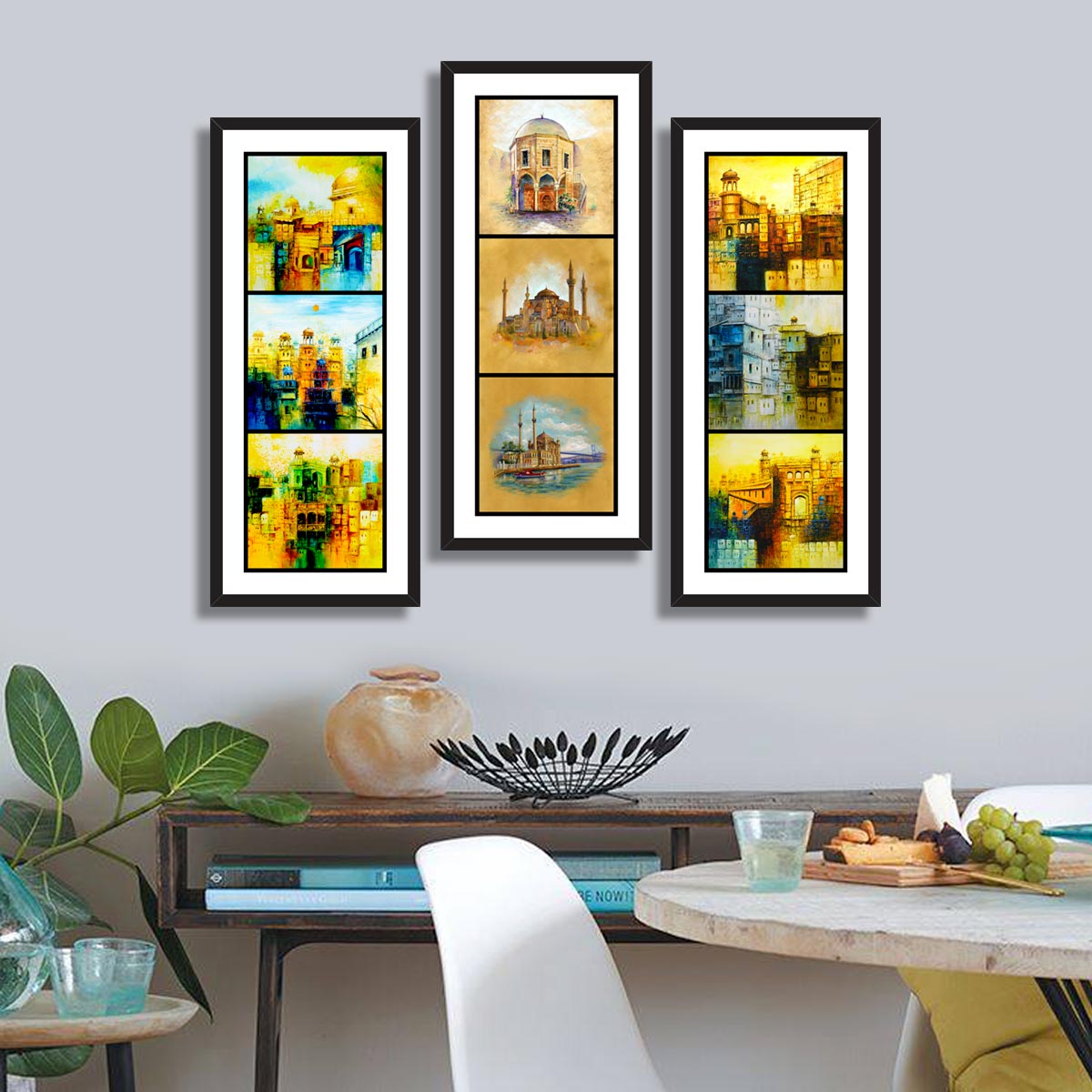 Set of 3 Wall Art For Living Room Famous Framed Art Framer