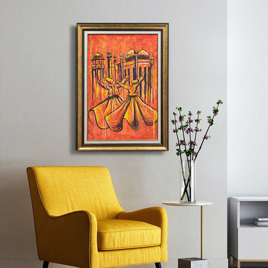 Handmade Abstract Painting Frame | Custom Frames Online – Framer