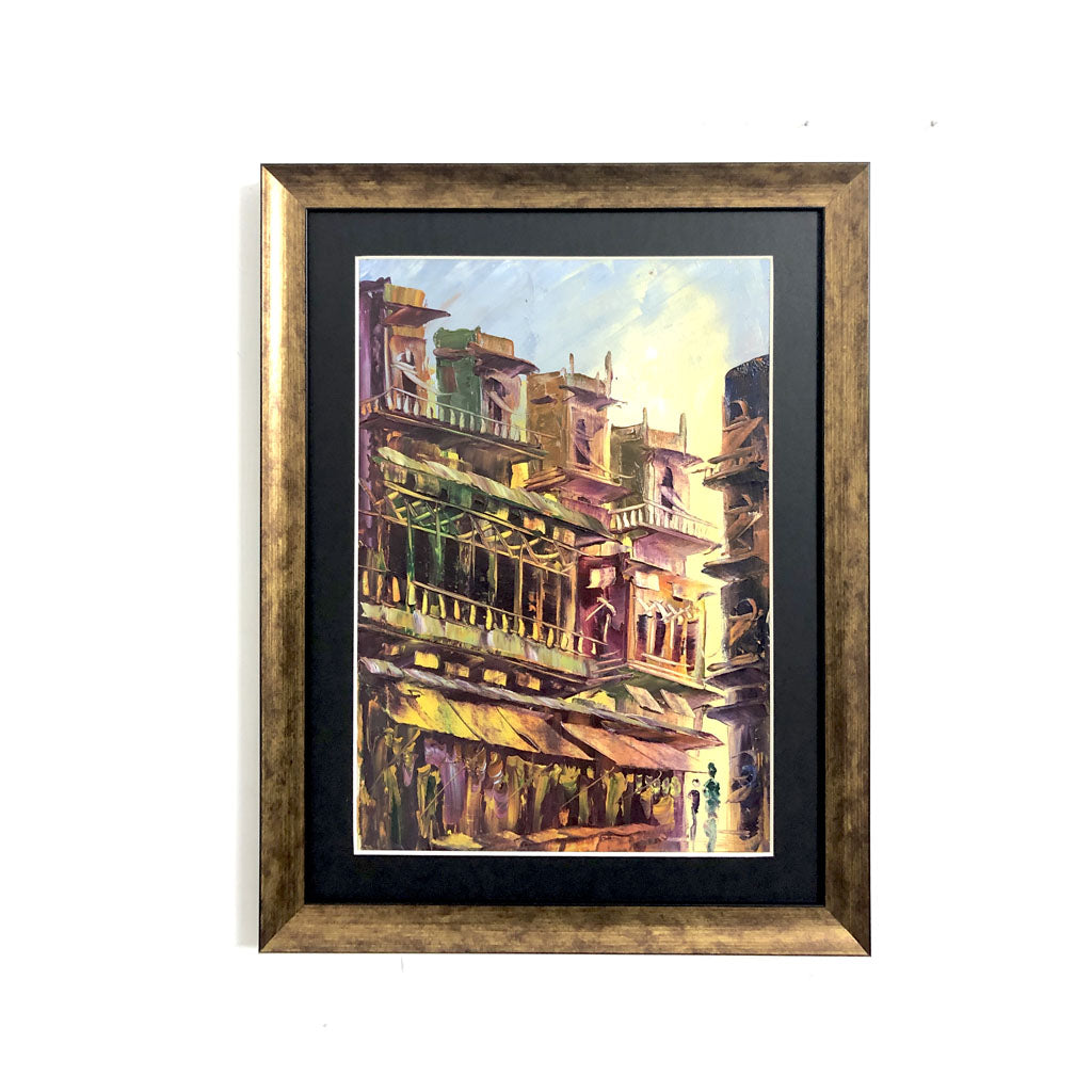 Handmade Old City Painting Frame | Frame Photo Design | Framer.pk
